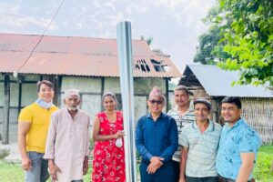 पानी चुहिने घरलाई जस्तापाता वितरण