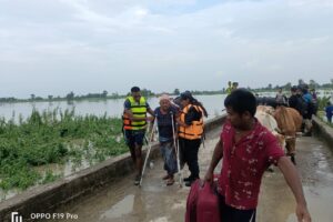 बाढी प्रभावित क्षेत्रमा सु्रक्षा निकाय परिचालन