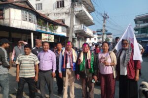 नेकपा एमाले पथरीमा चुनावि टोल प्रचार सुरु