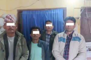 ४ जना युवा झुम्का कारागार चलान