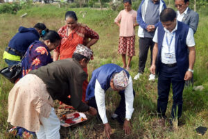नगर प्रमुखद्धरा पशु अस्पतालको शिलान्यास