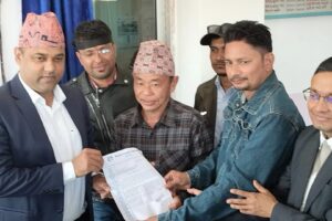 पत्रकार राईलाई रिहाई माग गर्दै महासंघको धर्ना