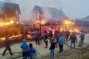 आगलागी हुदा ३८ लाख बराबरको क्षती