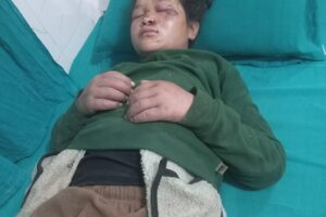 पथरीमा बेहोस अवस्थामा भेटिएकी एक महिलाको उपचार हुदै