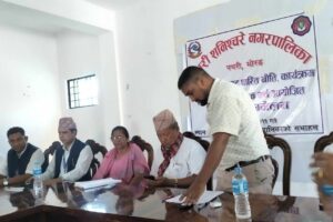 १२ सय  परिवारलाई पथरीशनिश्चरे नगरपालिकाले विमा गरिदिने