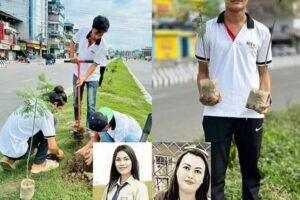 आमाछोरीको स्मृतिमा विरुवा रोपियो