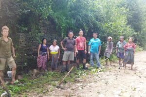 रिमचिम सुम्लीखा सडक खण्ड मर्मत गरिदै