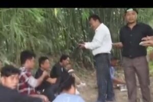 पथरीमा गोरुको मासु खाएको भिडियो सार्बजानिक