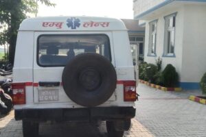 एम्वुलेन्समा गाँजा भेटियो