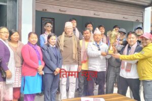 वडा कार्यालयलाई ट्रफि हस्तानतरण