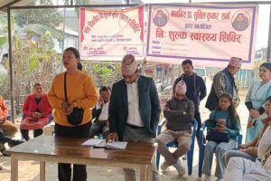 पथरीमा नोवेल नि:शुल्क स्वास्थ्य शिविर