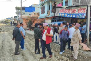 पथरी/डाइनिया सडक पुर्ननिर्माणको लागी पहल भइरहेको छ: सांसद डा. शर्मा