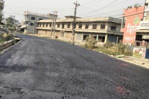 मन्दिरलाइन÷बुद्धचौक सडक निर्माणको ७० प्रतिशत काम सम्पन्न