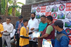 रोमाञ्चक फाइनलमा कीर्तिपुर योद्धालाई यु १४ को उपाधि