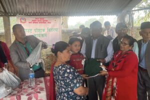 सुँगाहाट माविमा स्काउट पोशाक वितरण