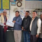 जन्मदिनको अवसरमा प्रोजेक्टर हस्तानतरण